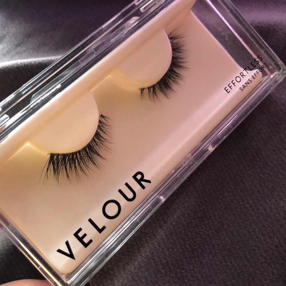 Velour eyelashes